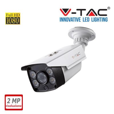 1080P IP SECURITY CAMERA INTERNO/ESTERNO  FULL COLOR 2.0MP BULLET