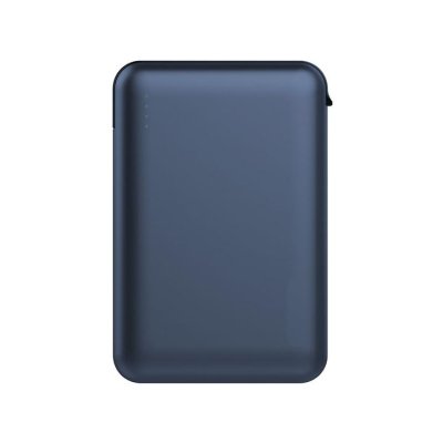 5000MAH POWER BANK PORTATILE WITH LED LIGHT DISPLAY & BUILT IN CAVO NAVY