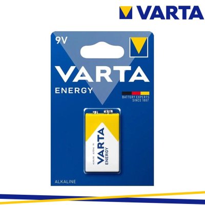 9V BLISTER 1PZ BATTERIE ALCALINE VARTA ENERGY