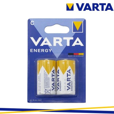 LR14 BLISTER 2PZ MEZZA TORCIA  BATTERIE ALCALIN VARTA ENERGY