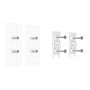 DOORPROTECT CONTATTO MAGNETICO PORTA FINESTRA WHITE