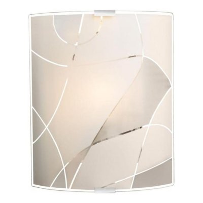 40403W2 APPLIQUE BIANCO GLOBO 1XE27