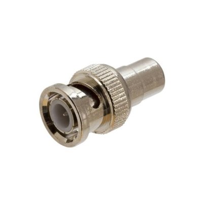 CONNETTORE BNC MASCHIO - RCA FEMMINA