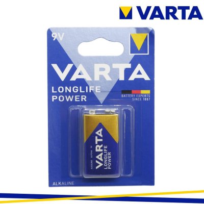 9V 6LR61 BATTERIA ALCALINA LONG LIFE VARTA