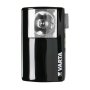 TORCIA PIATTA PORTATILE 15LM VARTA IN METALLO NERO VINTAGE