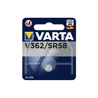 BATTERIA A BOTTONE SR58 (V362) VARTA ARGENTO/ZINCO 1,55V