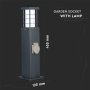 PRESA DOPPIA DA GIARDINO IP44 CON LAMPADA E27 IP44