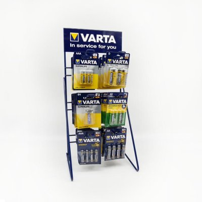 ESPOSITORE METALLICO DA BANCO  VARTA