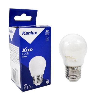 LAMPADINA LED XLED G45 E27 6W-NW-M - KANLUX