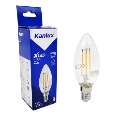 LAMPADINA LED XLED C35E14 4,5W-NW - KANLUX