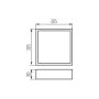 PLAFONIERA MERSA 300-B/M - KANLUX