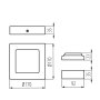 INCASSO KANTI V2LED 12W-NW-W - KANLUX