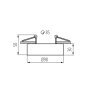 ANNELLO PER FARETTI  MINI BORD DLP-50-W - KANLUX