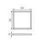 CORNICE PER BRAVO ADTR 6060 B - KANLUX