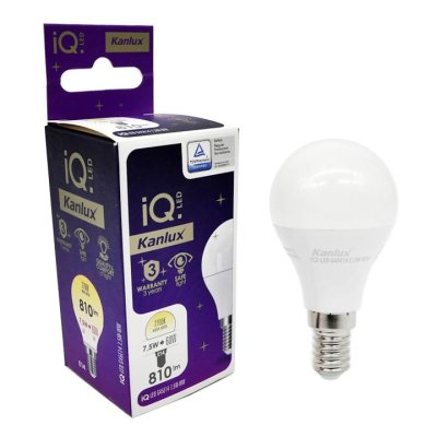 LAMPADINA LED IQ-LED G45E14 7,5W-WW - KANLUX