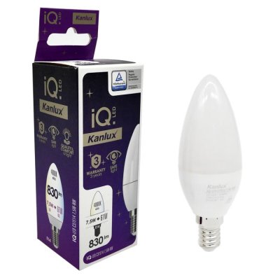 LAMPADINA LED IQ-LED C37E14 7,5W-NW - KANLUX