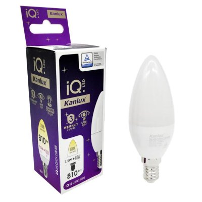 LAMPADINA LED IQ-LED C37E14 7,5W-WW - KANLUX