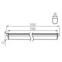 PLAFONIERA LED LINEARE NOME N LED SMD 48W-NW - KANLUX