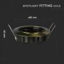 GU10 FITTING ORO ROTONDO MOBILE