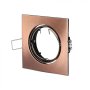 GU10 FITTING QUADRATO MOBILE BRONZE
