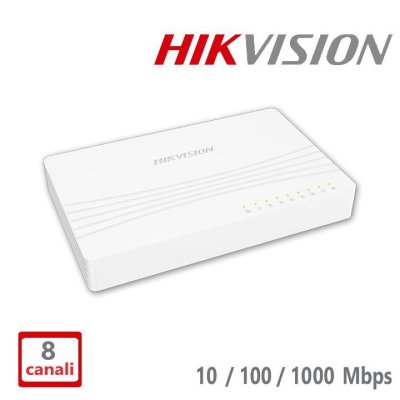 SWITCH 8 PORTE 10/100/1000 RJ45