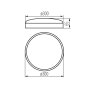 PLAFONIERA LED DUNO LED N24W-NW-O - KANLUX