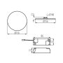 INCASSO AREL LED DO 14W-WW - KANLUX