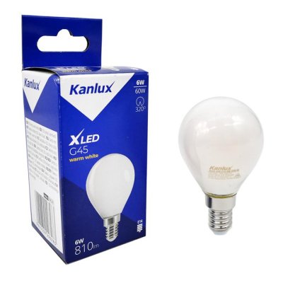 LAMPADINA LED XLED G45 E14 6W-NW-M - KANLUX