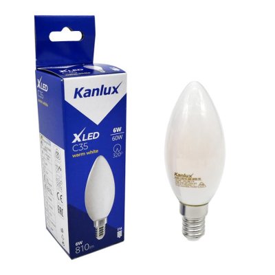 LAMPADINA LED XLED C35E14 6W-WW-M - KANLUX