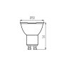 LAMPADINA A LED GU10 6W 4000K  FASCIO DI LUCE 110 GRADI