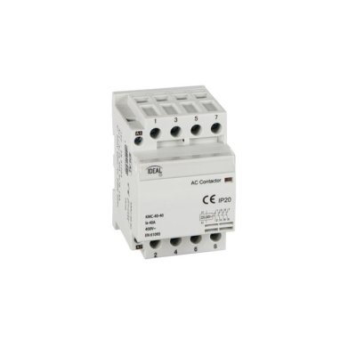 CONTATTORE MODULARE, ALIMENTAZIONE 230V AC KMC-40-40 - KANLUX CONTATTORE MODULARE, ALIMENTAZIONE 230V AC KMC-40-40 - KANLUX