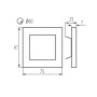 LAMPADA LED PER SCALE APUS LED W-NW - KANLUX
