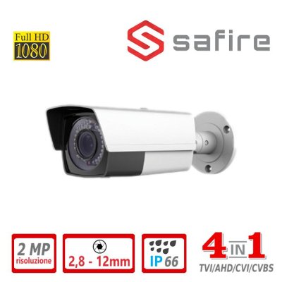 SF-CV788VIB-F4N1 BULLET 2MP VARIF. 2,8-12MM IR40 TELECAMERA