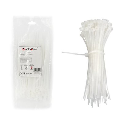 FASCETTA 3.5 X 150MM BIANCO 100 PCS/PACK