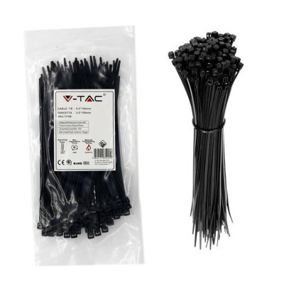 FASCETTA 3.5 X 150MM NERO 100 PCS/PACK