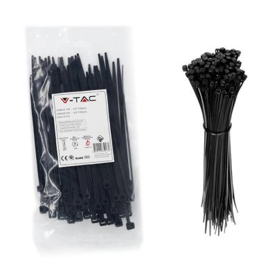 FASCETTA 4.5 X 150MM NERO 100 PCS/PACK