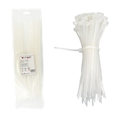 FASCETTA 4.5 X 300MM BIANCO 100 PCS/PACK