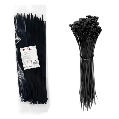 FASCETTA 4.5 X 300MM NERO 100 PCS/PACK