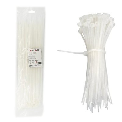 FASCETTA 4.5 X 350MM BIANCO 100 PCS/PACK