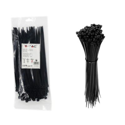 FASCETTA 4.8 X 200MM NERO 100 PCS/PACK
