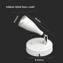 LAMPADA DA PARETE A LED 4.5W 4000K BIANCA CON INTERRUTTORE