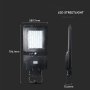 40W LED ARMATURA SOLARE STRADALE CORPO NERO  4000K 120LM/W