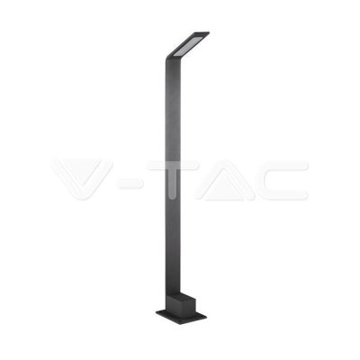 PALETTO LUMINOSO DA ESTERNO A LED 7W CORPO GRIGIO 4000K