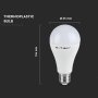 LED LAMPADINA - 15W A65 E27 PLASTICA BULB 4000K 160 LM/W