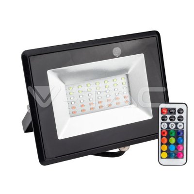 30W LED PROIETTORE CON TELECOMANDO RGB IP65