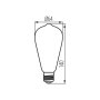 LAMPADINA LED XLED ST64 5W-SW - KANLUX