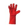 GUANTI ANTICALORE MIS.10       PELLE  ROSSO