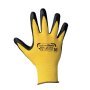 GUANTI SINTETICO MIS.10 NITRILE DORSO AREATO NERO FIN.SABBIA
