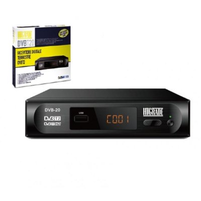 DVBT20 DECODER DIGIT.TERRESTRE DVBT2HD