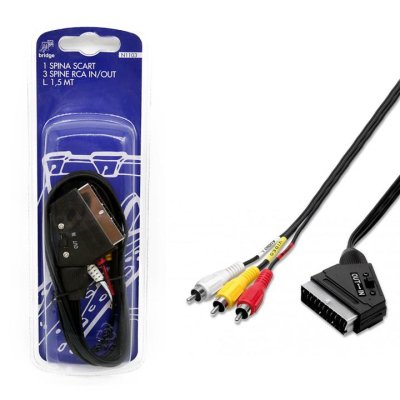 N1103 SPINA SCART 21P/3SPINE  RCA INTER